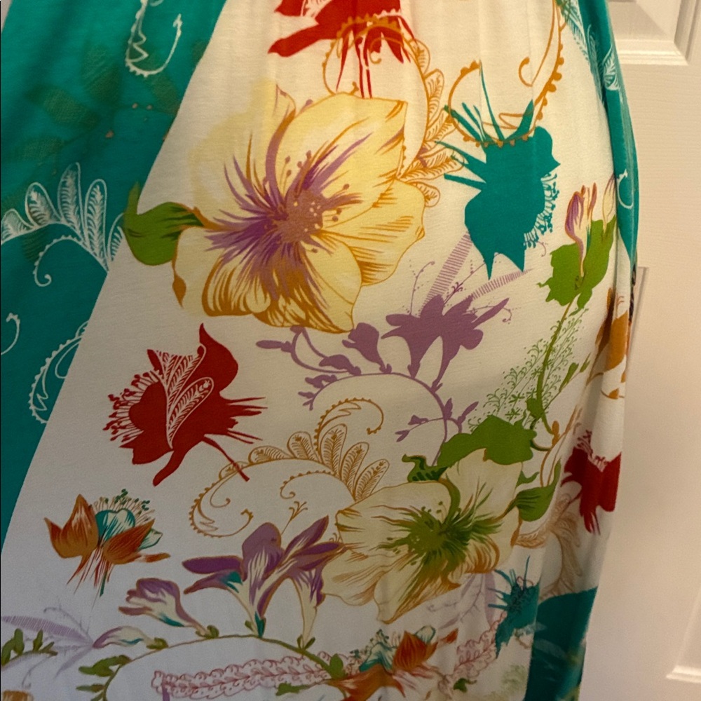 Anthropologie Ric Rac Floral Midi Dress - Picture 3 of 9